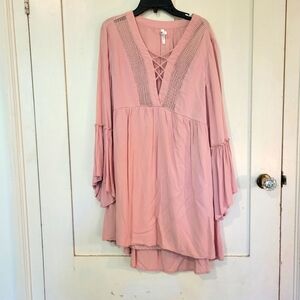 Rose pink dress